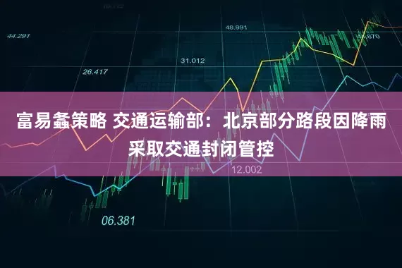 富易螽策略 交通运输部：北京部分路段因降雨采取交通封闭管控